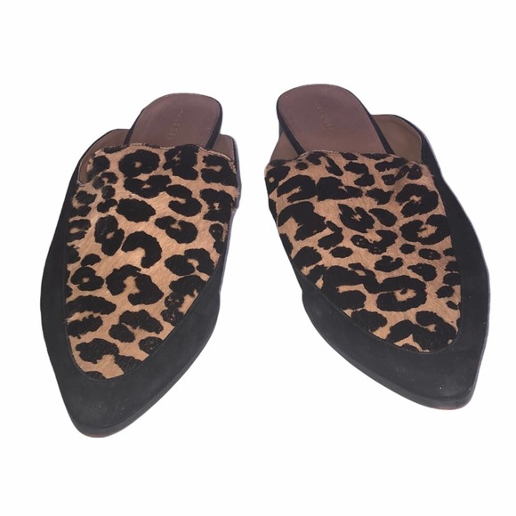 Halogen Pony Hair Animal Print Corbin Slides 10